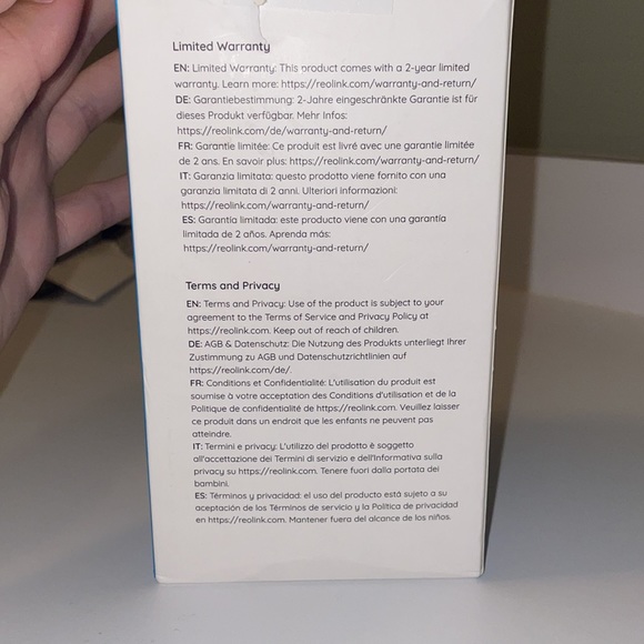 Reolink E1 Security Camera - Picture 3 of 4